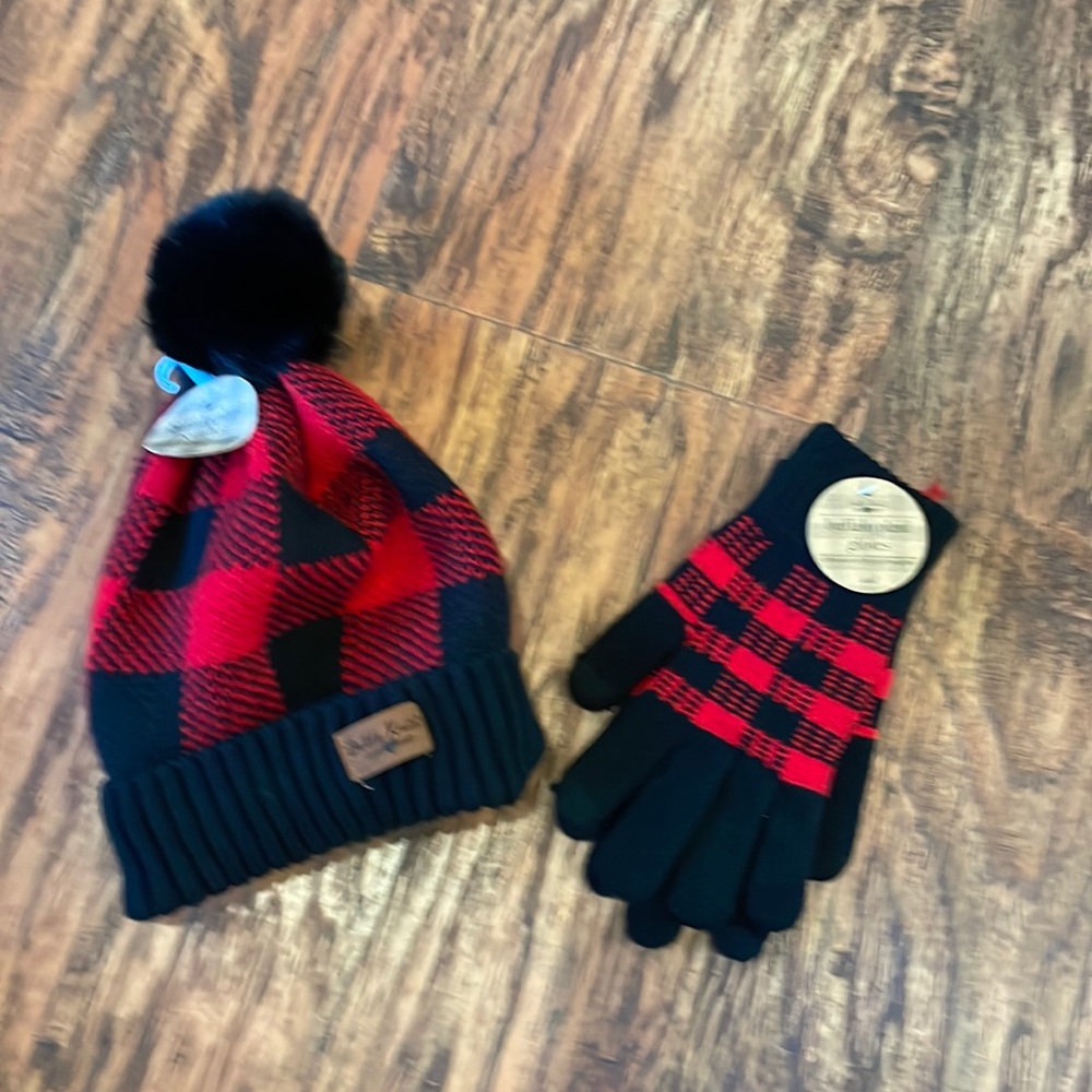 Britts Knits Hat & gloves